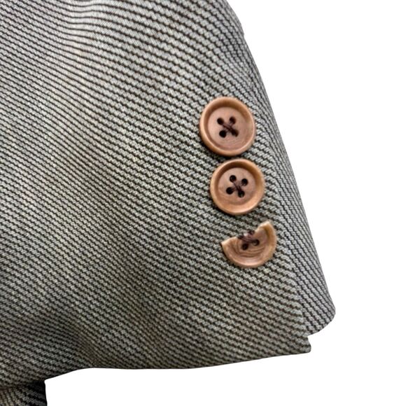 Ermenegildo Zegna Soft Blazer Men 46R Wool 2 Button Tweed Sport Coat Jacket - Picture 6 of 15